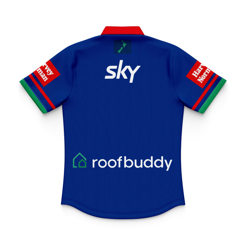 Kid's NRL New Zealand Warriors 2025 NRLW Home Polo Shirt