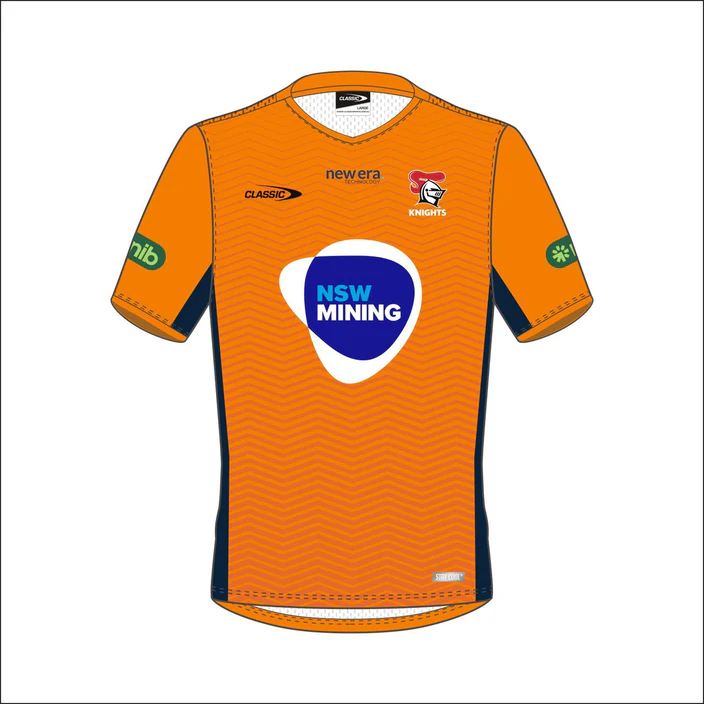 NRL Newcastle Knights 2024 Mining Training Jersey