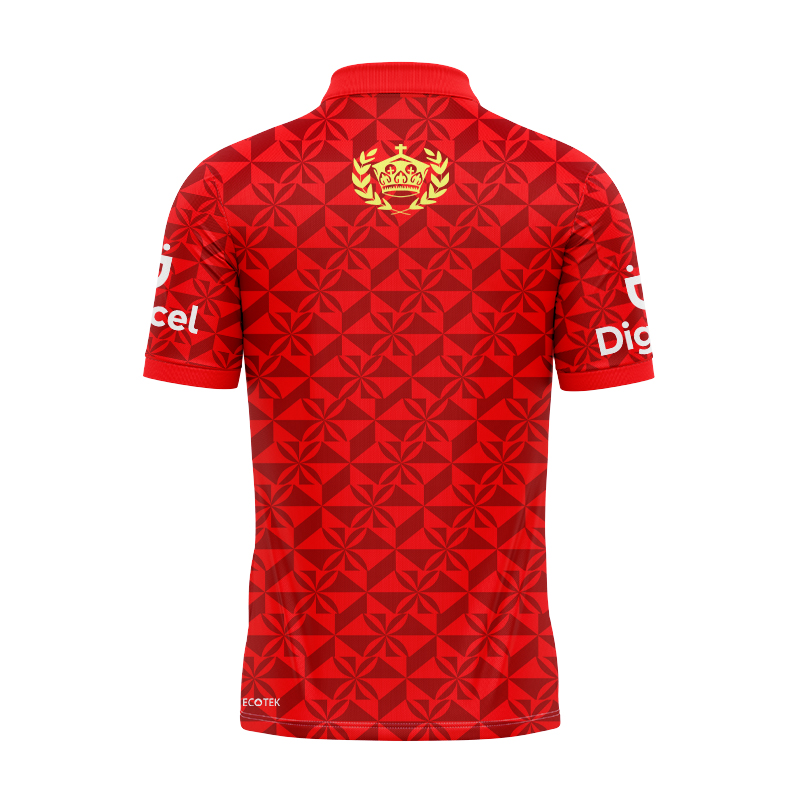 Tonga Rugby League 2024 Home Polo Shirt