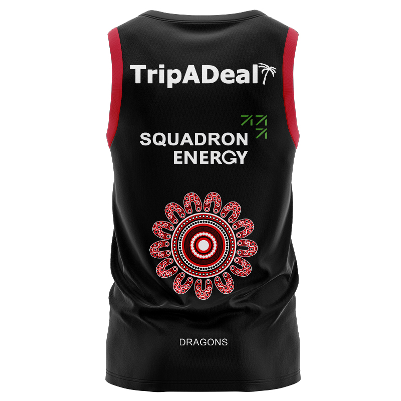 NRL St George Illawarra Dragons 2024 Indigenous Training Singlet