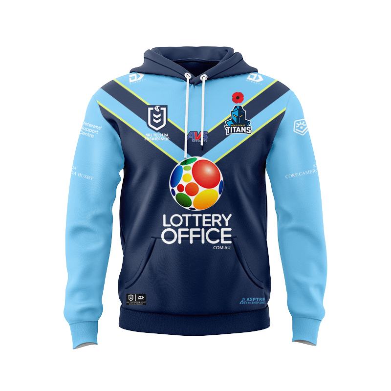 NRL Canberra Raiders 2025 Away Hoodie