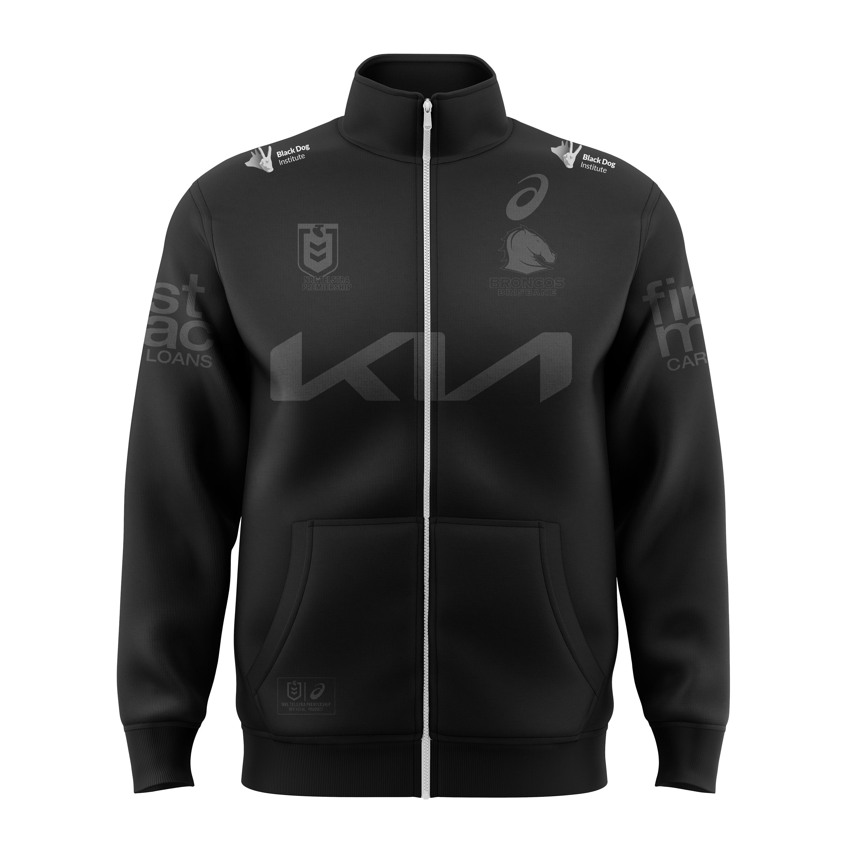 NRL Brisbane Broncos 2025 Black Jacket