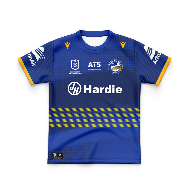 Kid's NRL Parramatta Eels 2025 Home Jersey