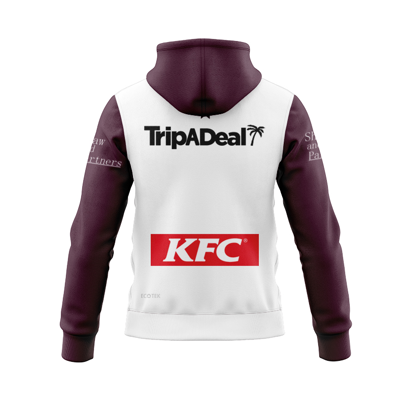 NRL Manly Warringah Sea Eagles 2025 Away Zipper Hoodie