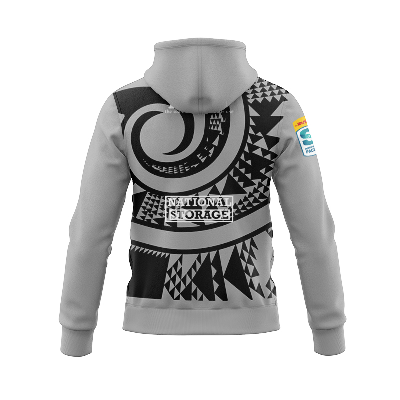 Wellington Hurricanes Super Rugby 2024 Away Zipper Hoodie