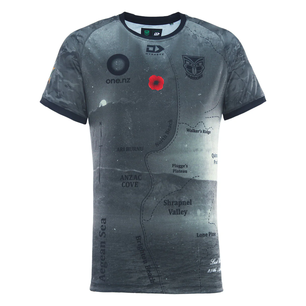 NRL New Zealand Warriors 2025 ANZAC Round Jersey