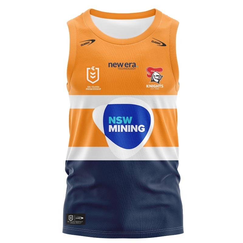 NRL Newcastle Knights 2025 Mining Singlet