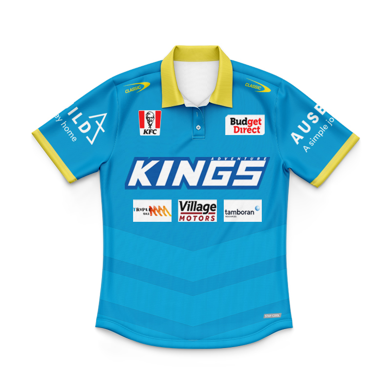 Kid's NRL Dolphins 2025 Teal Training Polo Shirt