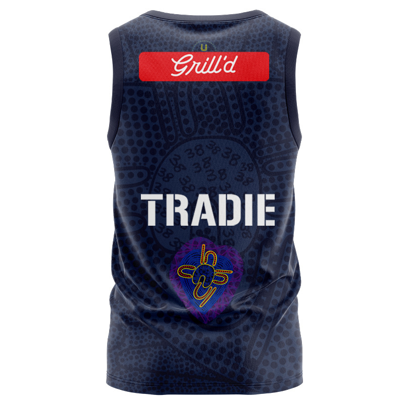 NRL Melbourne Storm 2025 Indigenous Singlet
