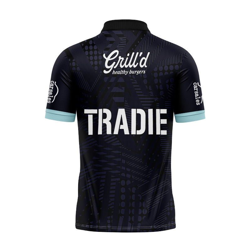 NRL Melbourne Storm 2024 Blue Training Polo Shirt