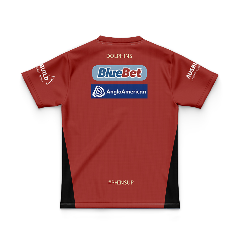Kid's Dolphins 2024 Red Training Jersey