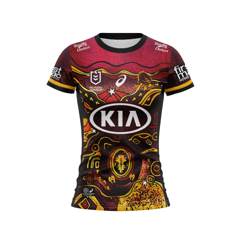 Women's NRL Brisbane Broncos 2021 Indigenous Jersey