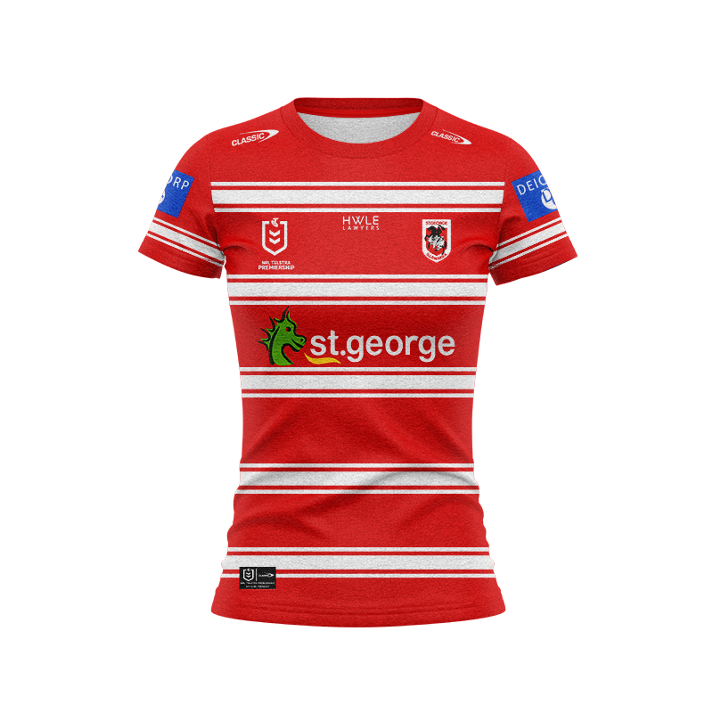 Women's NRL St George Illawarra Dragons 2024 Away Jersey