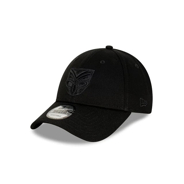 NRL New Zealand Warriors Black Embroidered Logo Cap 2025