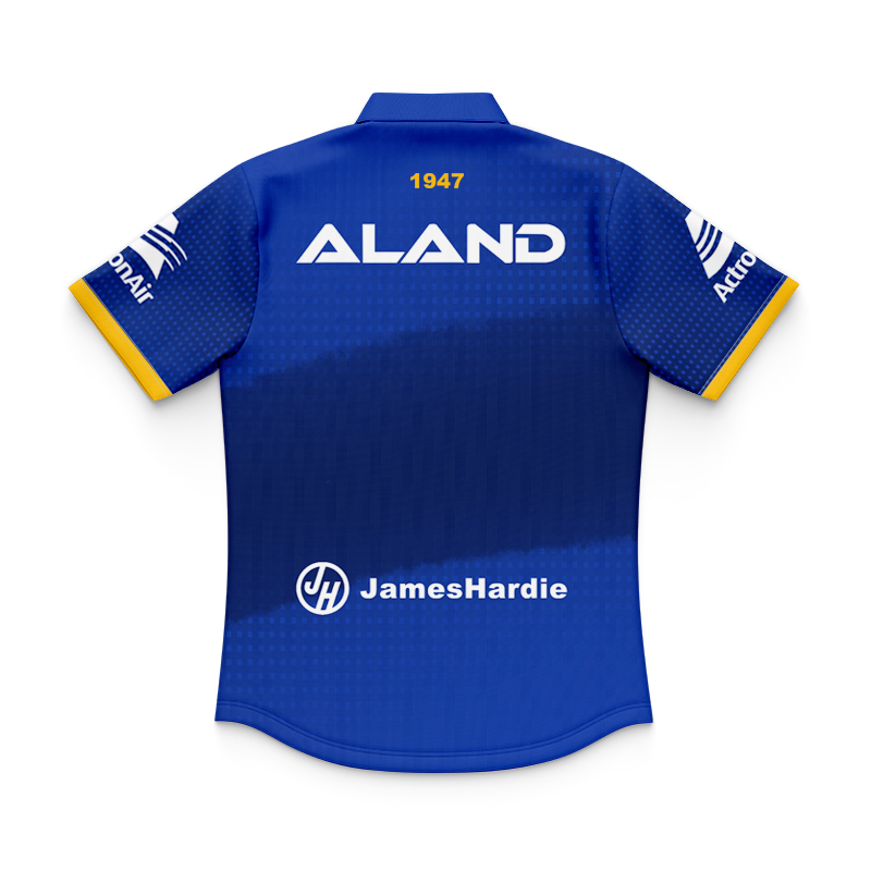 Kid's NRL Parramatta Eels 2025 Home Polo Shirt