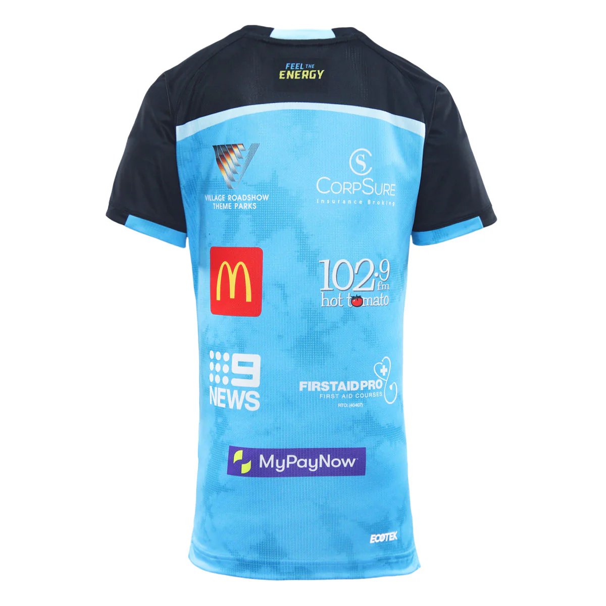 Kid's NRL Gold Coast Titans 2025 Cyan Training Jersey
