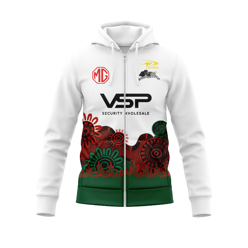NRL South Sydney Rabbitohs 2025 Indigenous Training Zipper Hoodie