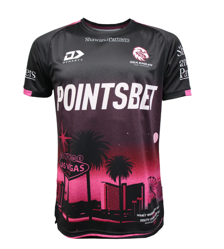 NRL Manly Warringah Sea Eagles 2024 Las Vegas Warm Up Jersey