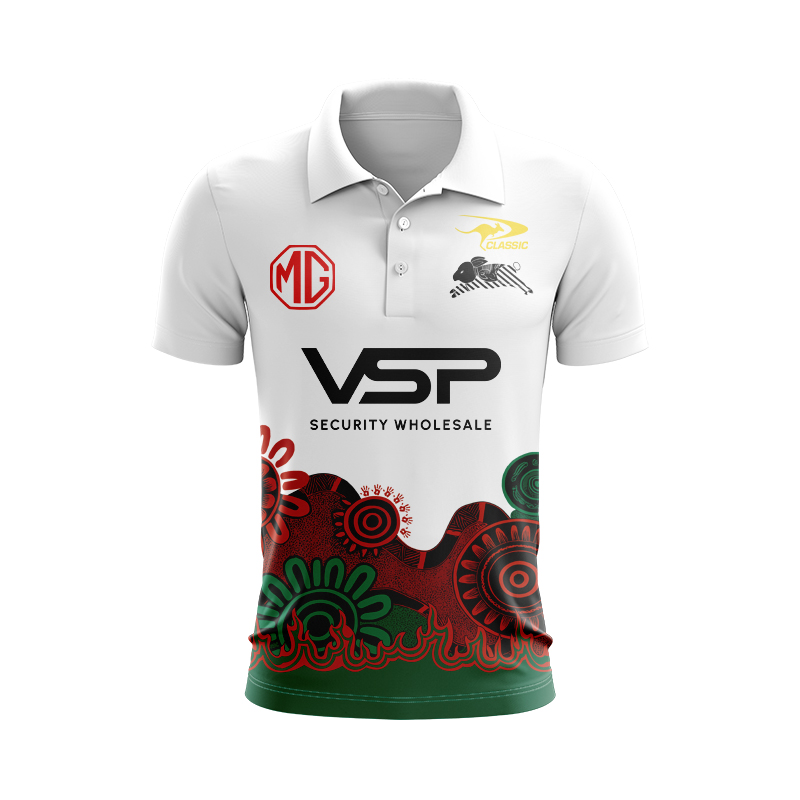 NRL South Sydney Rabbitohs 2025 Indigenous Training Polo Shirt