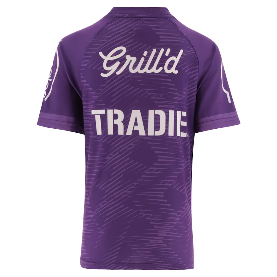 Kid's NRL Melbourne Storm 2025 Purple Training Jersey