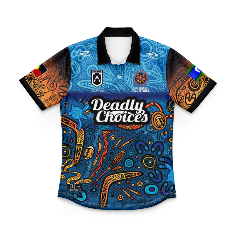 Kid's NRL Indigenous All Stars 2025 Polo Shirt
