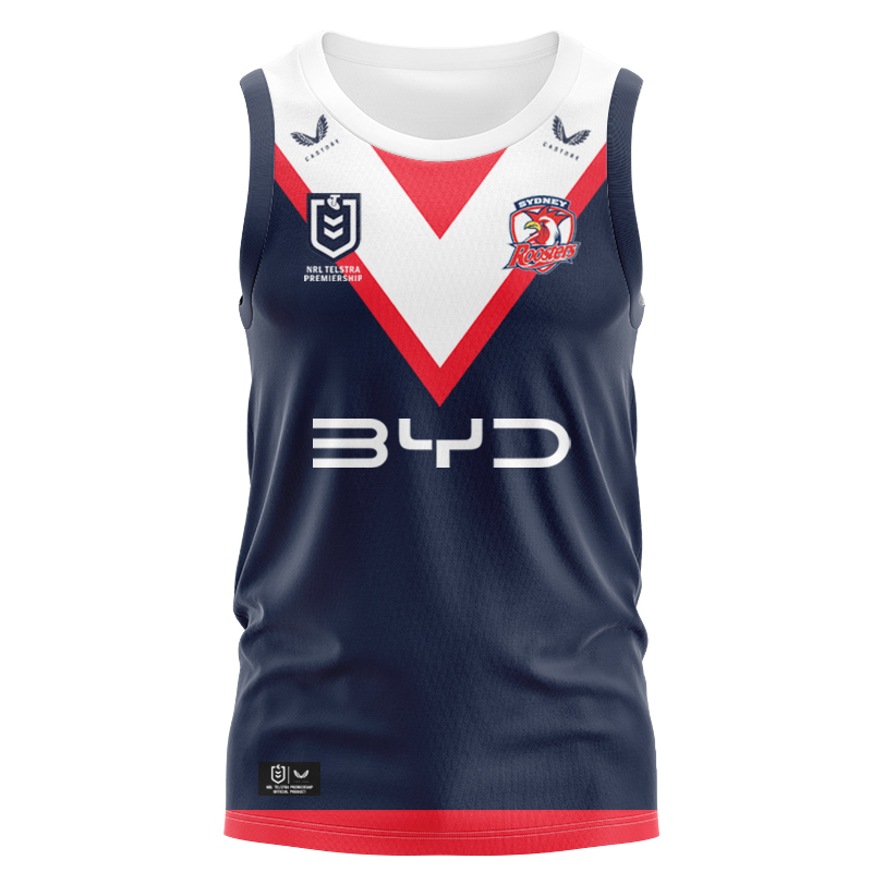 NRL Sydney Roosters 2025 Home Singlet