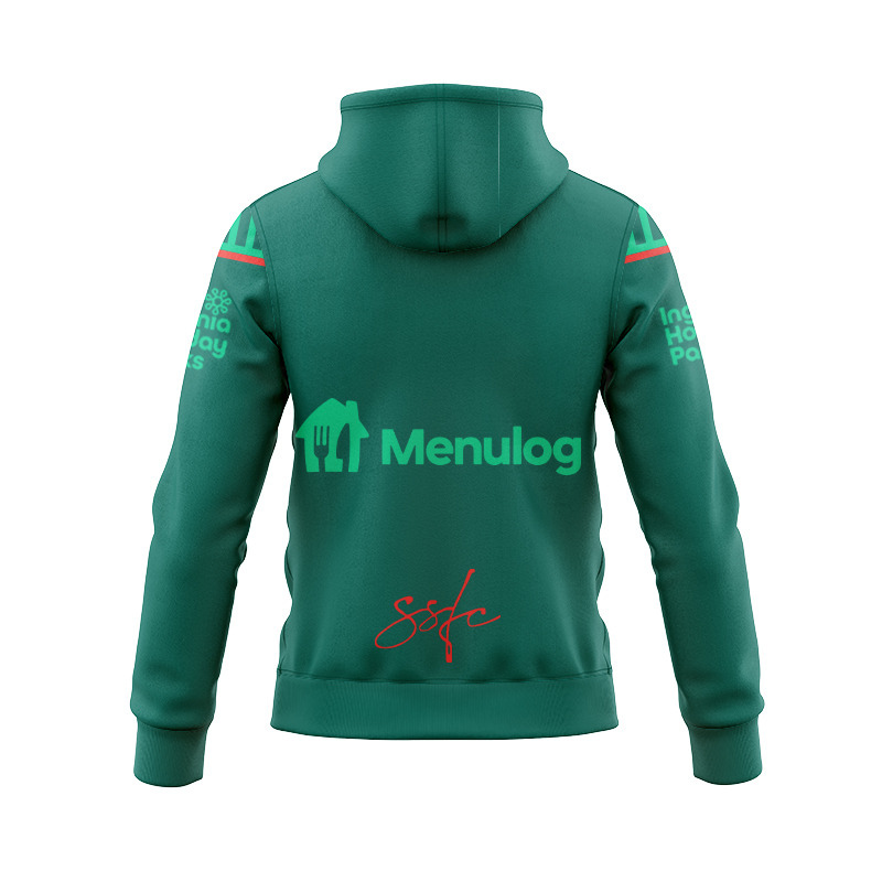 NRL South Sydney Rabbitohs 2025 Warm Up Zipper Hoodie