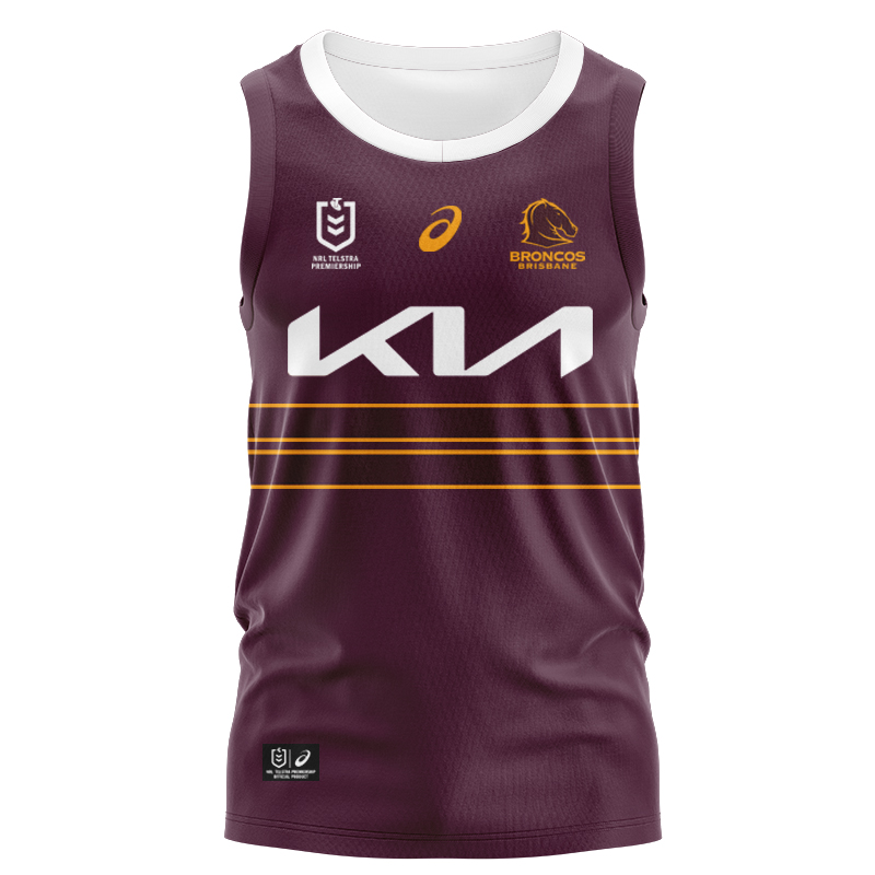 NRL Brisbane Broncos 2025 Home Singlet