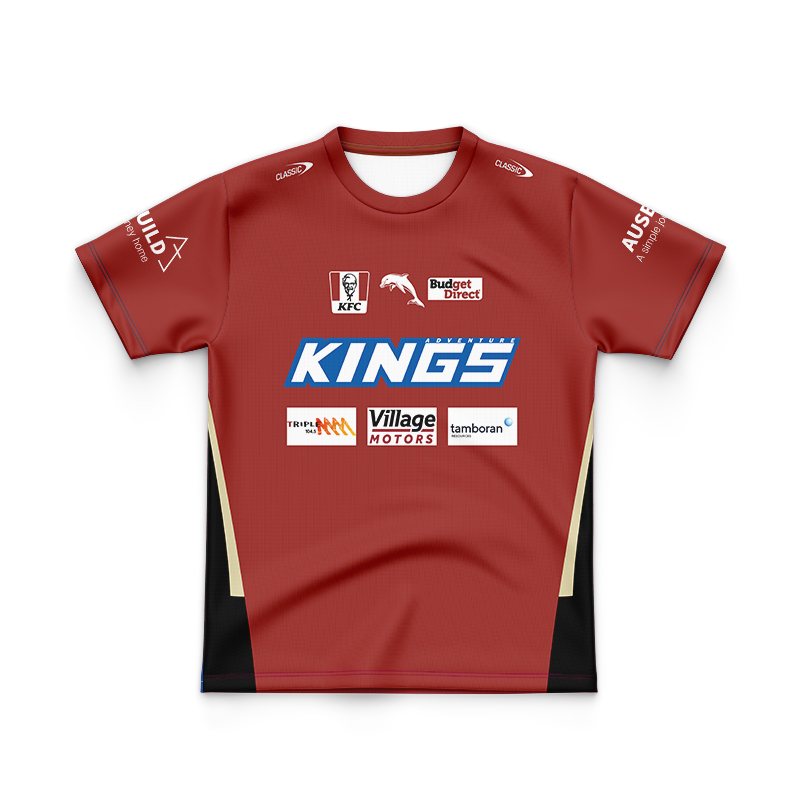 Kid's Dolphins 2024 Red Training Jersey