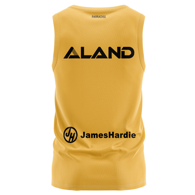 NRL Parramatta Eels 2025 Yellow Training Singlet