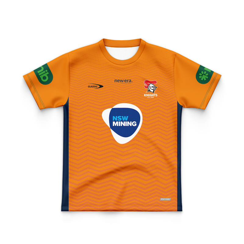 Kid's NRL Newcastle Knights 2024 Mining Training Jersey