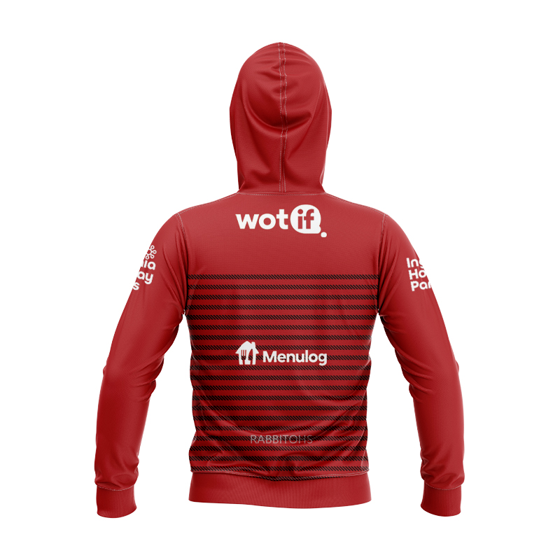 Kid's NRL South Sydney Rabbitohs 2024 Red Training Hoodie