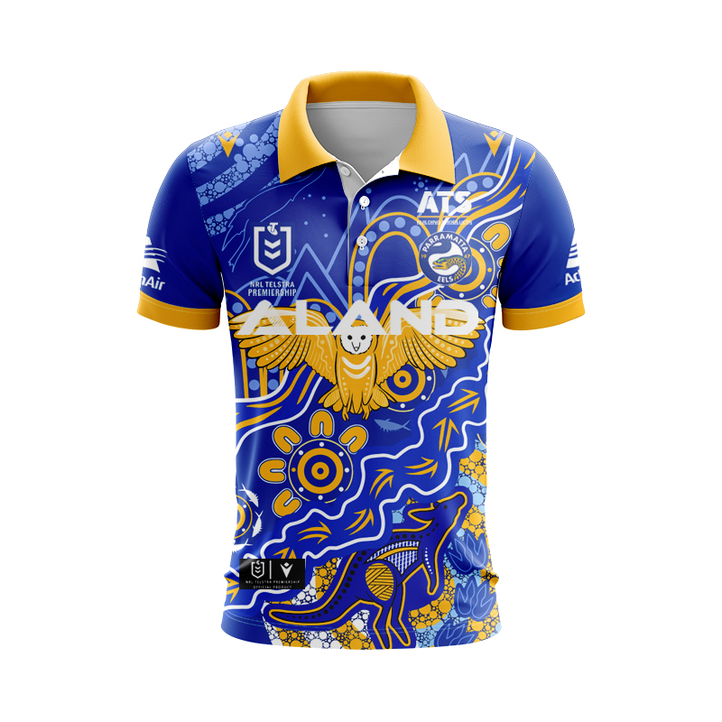 NRL Parramatta Eels 2024 Indigenous Polo Shirt
