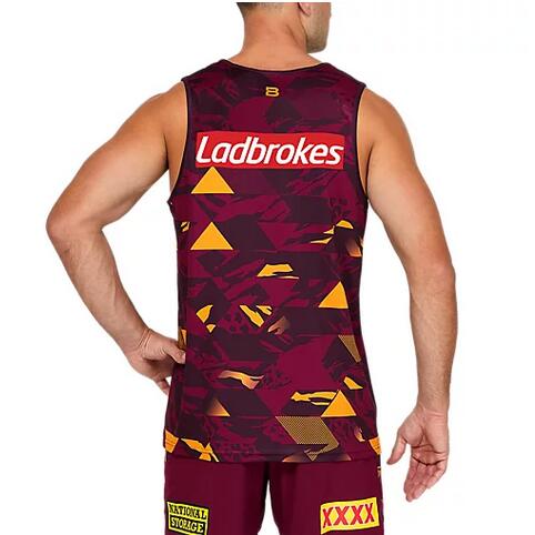 NRL Brisbane Broncos 2024 Training Singlet