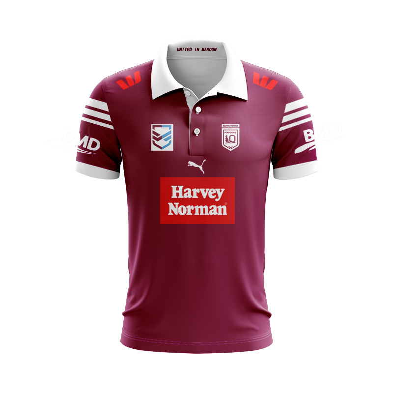 QLD Maroons Harvey Norman 2024 Polo Shirt