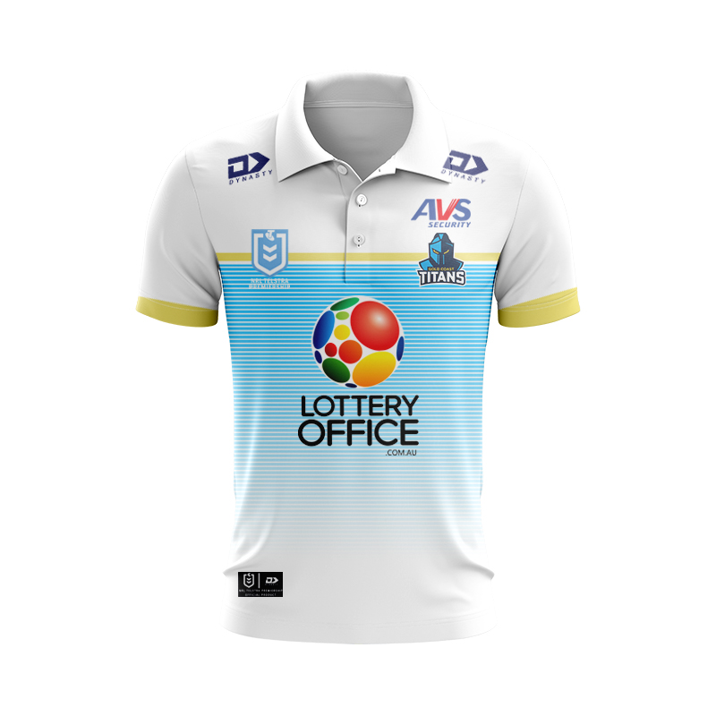 NRL Gold Coast Titans 2025 Away Polo Shirt