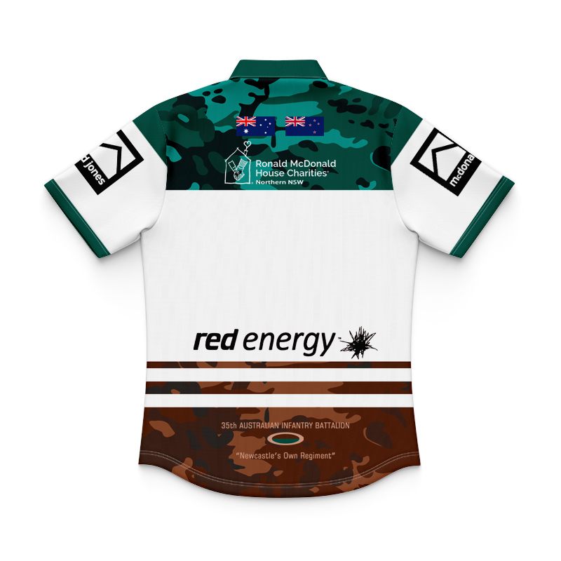 Kid's NRL Newcastle Knights 2025 ANZAC Polo Shirt