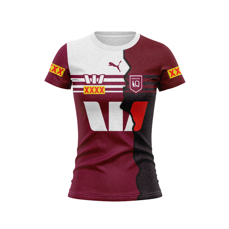 Women's NRL QLD Maroons 2024 Mix Jersey