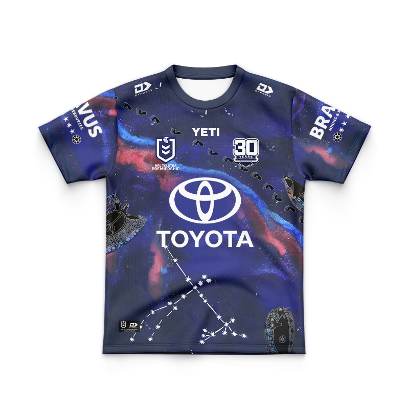 Kid's NRL North Queensland Cowboys 2025 Indigenous Jersey