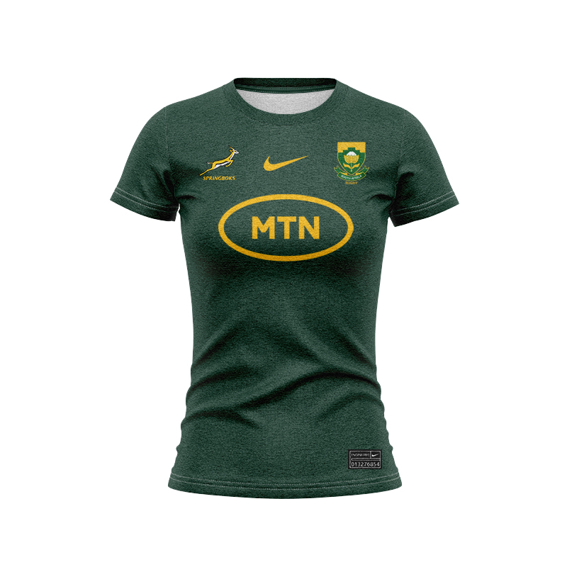 Women's South Africa Springboks 2025 Home Jersey