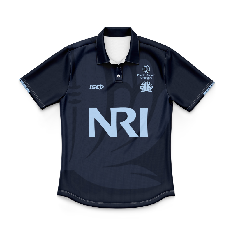 Kid's NSW Waratahs Super Rugby 2025 Training Polo Shirt