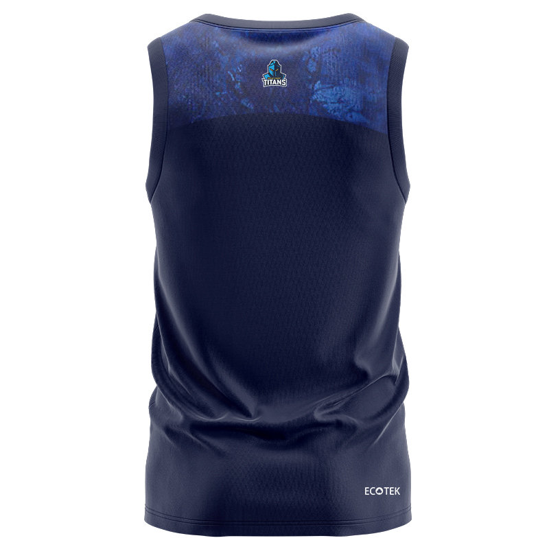 NRL Gold Coast Titans 2025 Warm Up Singlet