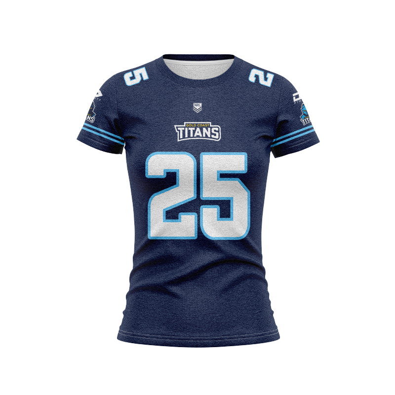 Women's NRL Gold Coast Titans 2025 #25 Gridiron Jersey