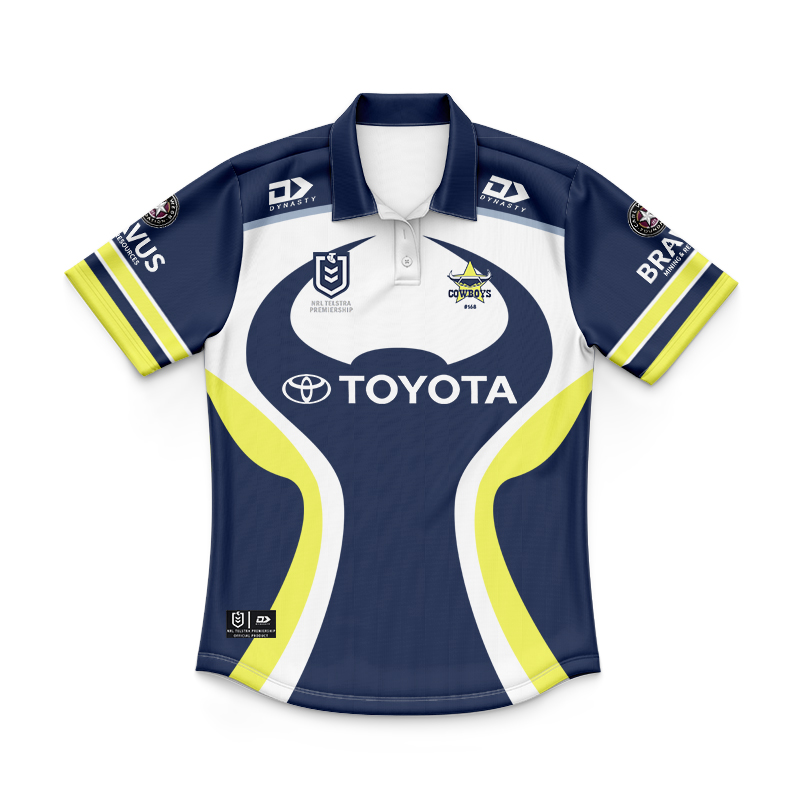 Kid's NRL North Queensland Cowboys 2024 Charity Polo Shirt