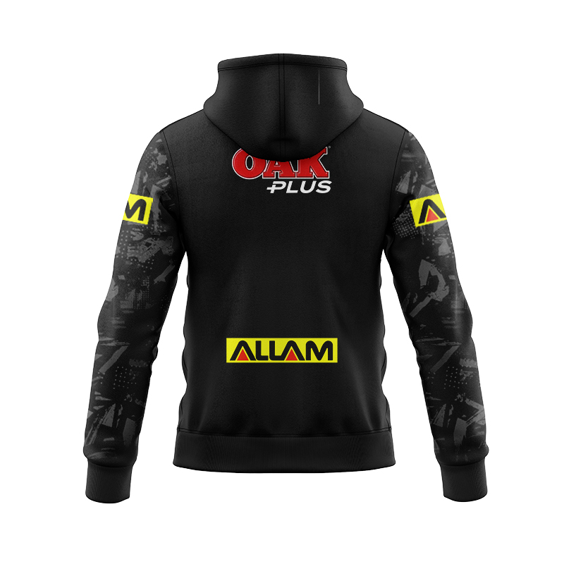 NRL Penrith Panthers 2024 Dark Training Zipper Hoodie