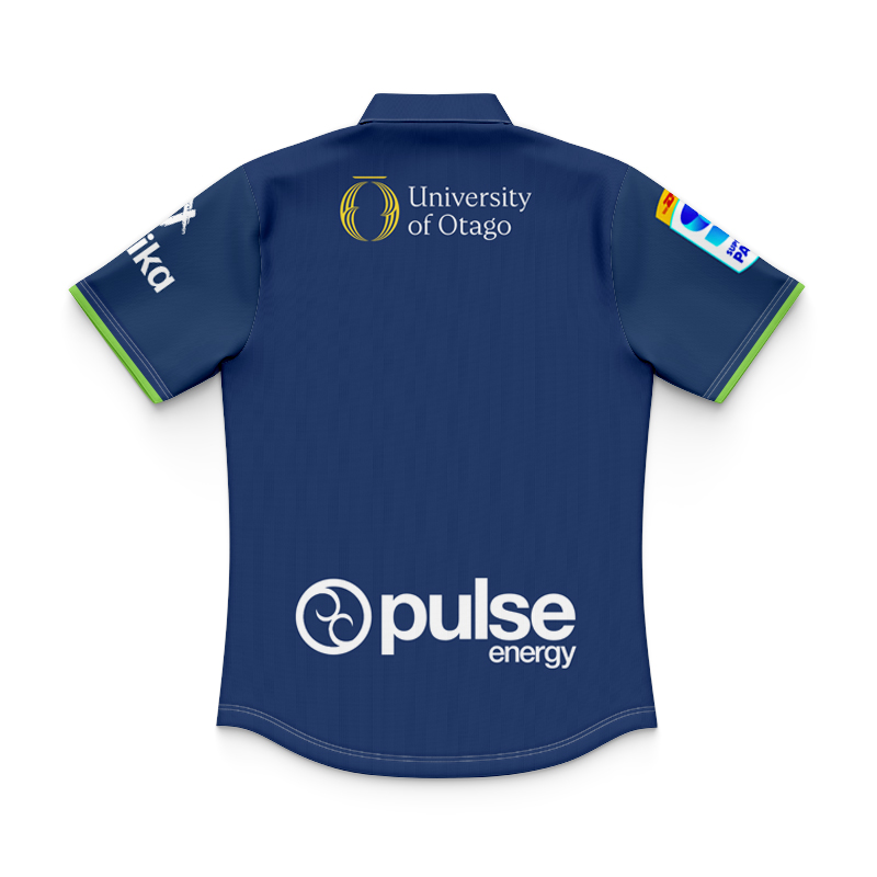 Kid's Otago Highlanders Super Rugby 2025 Training Polo Shirt