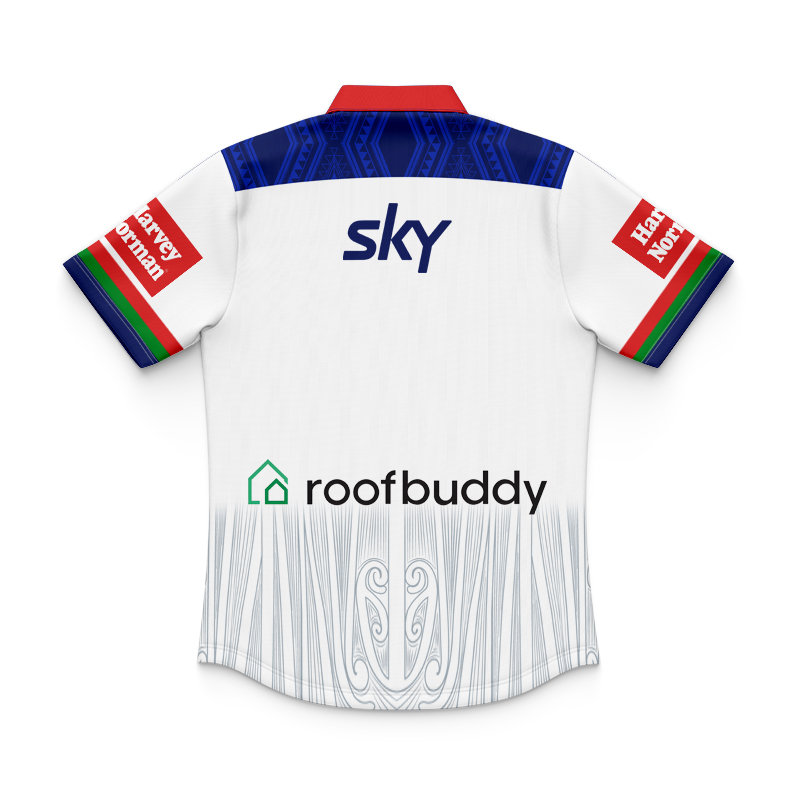 Kid's NRL New Zealand Warriors 2025 NRLW Away Polo Shirt