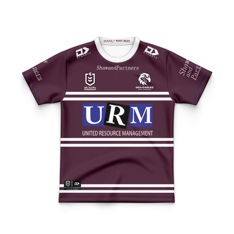 Kid's NRL Manly Warringah Sea Eagles 2025 Home Jersey