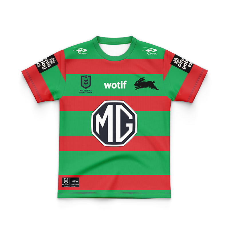 Kid's NRL South Sydney Rabbitohs 2025 Home Jersey