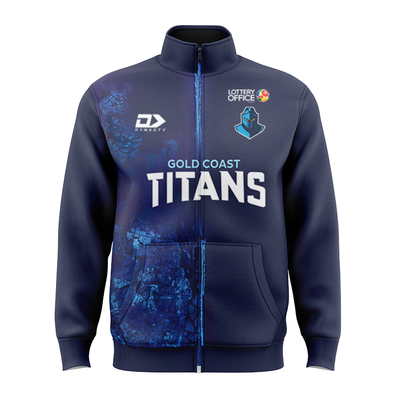NRL Gold Coast Titans 2025 Warm Up Jacket